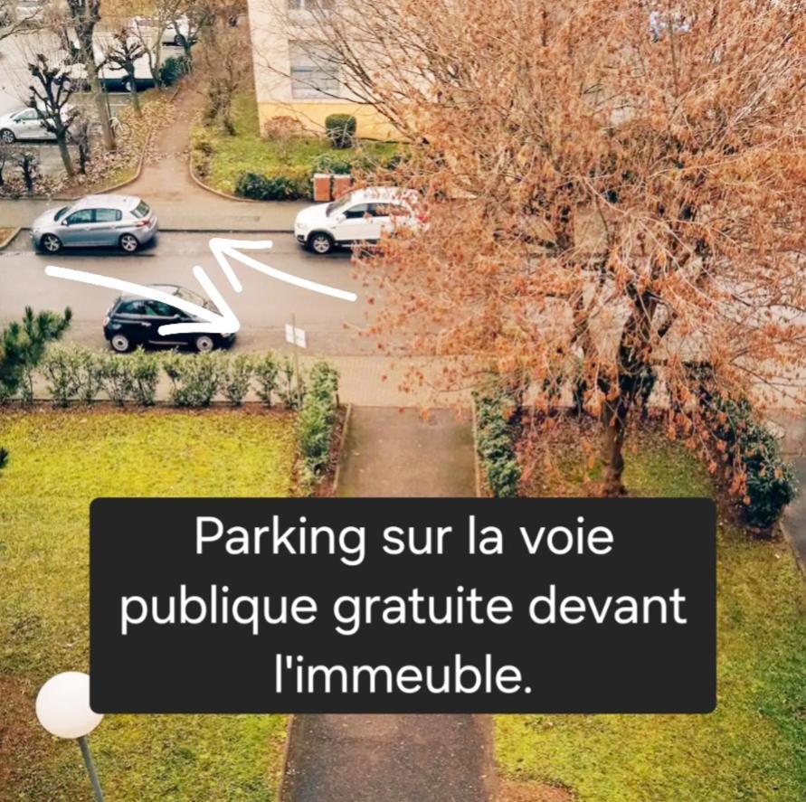 Logement Dans Residence - A 10 Km Du Centre Ville Et A 5 Minute Du Parlement Europeen Avec Parking Gratuit Hoenheim Extérieur photo